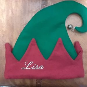 Christmas hat that says Lisa